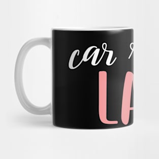 car racing lady - car racing girl Mug